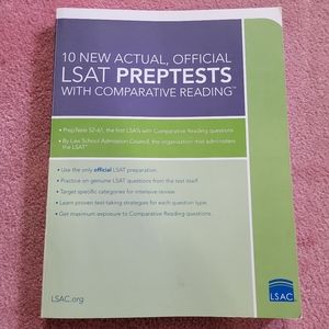 10 New Actual, Official LSAT PrepTests with Comparative Reading